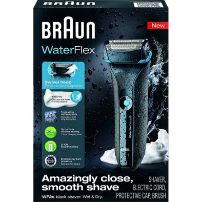Braun WaterFlex Electric Wet Dry Cordless Clean Rechargeable Shaver